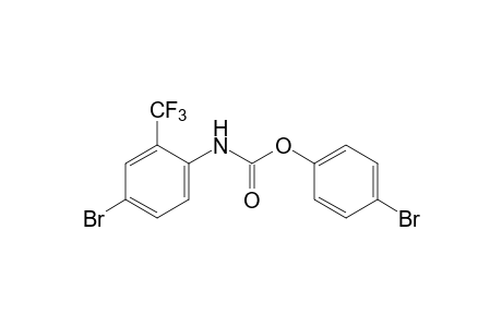4-bromo-2-(trifluoromethyl)carbanilic acid, p-bromophenyl ester