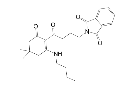 2-[4-[2-(butylamino)-4,4-dimethyl-6-oxidanylidene-cyclohexen-1-yl]-4-oxidanylidene-butyl]isoindole-1,3-dione