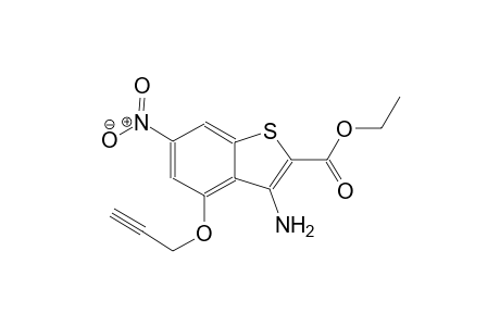 benzo[b]thiophene-2-carboxylic acid, 3-amino-6-nitro-4-(2-propynyloxy)-, ethyl ester