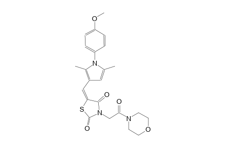 (5E)-5-{[1-(4-methoxyphenyl)-2,5-dimethyl-1H-pyrrol-3-yl]methylene}-3-[2-(4-morpholinyl)-2-oxoethyl]-1,3-thiazolidine-2,4-dione