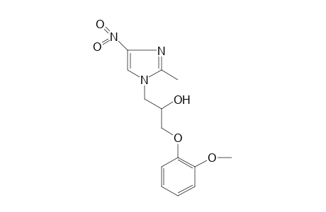 alpha-[(o-METHOXYPHENOXY)METHYL]-2-METHYL-4-NITROIMIDAZOLE-1-ETHANOL