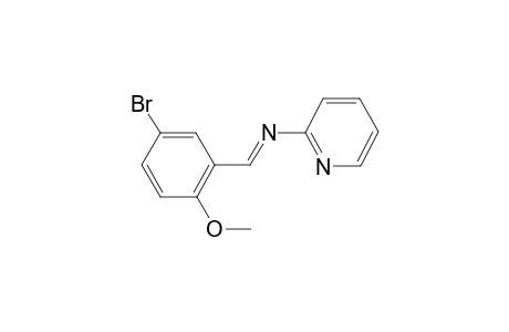 Pyridine, 2-(3-bromo-6-methoxybenzylidenamino)-