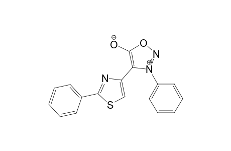 Sydnone, 3-phenyl-4-(2-phenyl-4-thiazolyl)-