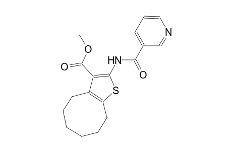 methyl 2-[(3-pyridinylcarbonyl)amino]-4,5,6,7,8,9-hexahydrocycloocta[b]thiophene-3-carboxylate