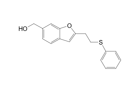 [2-(2-phenylsulfanylethyl)benzofuran-6-yl]methanol