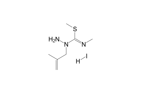 4,S-Dimethyl-2-methylallylisothiosemicarbazide - hydroiodide