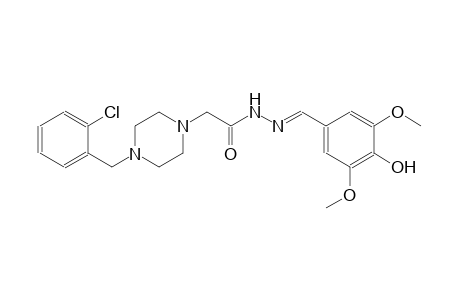 1-piperazineacetic acid, 4-[(2-chlorophenyl)methyl]-, 2-[(E)-(4-hydroxy-3,5-dimethoxyphenyl)methylidene]hydrazide