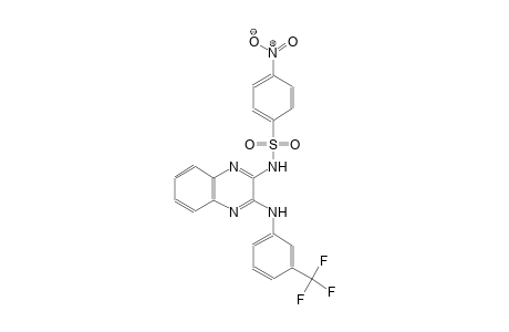 4-nitro-N-{3-[3-(trifluoromethyl)anilino]-2-quinoxalinyl}benzenesulfonamide