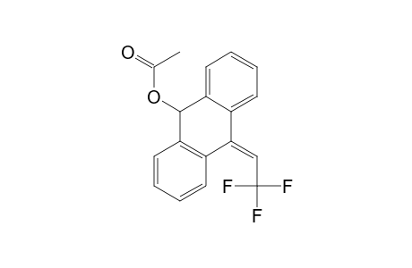9-Anthracenol, 9,10-dihydro-10-(2,2,2-trifluoroethylidene)-, acetate