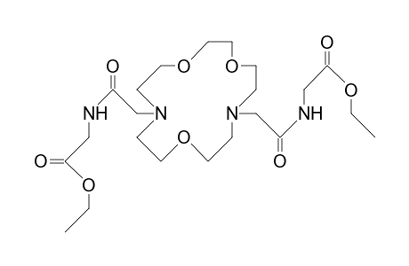 7,13-Bis(ethoxycarbonylmethylcarbamoylmethyl)-1,4,10-trioxa-7,13-diaza-cyclopentadecane