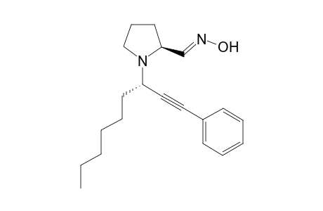 (E),(S)-1-((S)-1-phenylnon-1-yn-3-yl)pyrrolidine-2-carbaldehyde oxime
