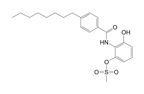 Benzamide, N-[2-hydroxy-6-[(methylsulfonyl)oxy]phenyl]-4-octyl-