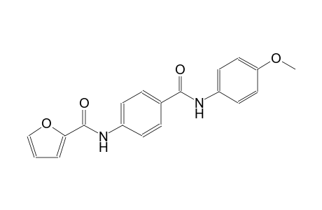 N-{4-[(4-methoxyanilino)carbonyl]phenyl}-2-furamide