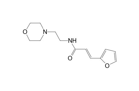 (E)-3-(2-furanyl)-N-[2-(4-morpholinyl)ethyl]-2-propenamide