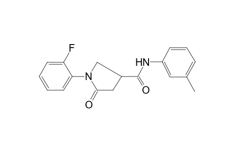 Pyrrolidine-3-carboxamide, 1-(2-fluorophenyl-N-(3-methylphenyl)-5-oxo-