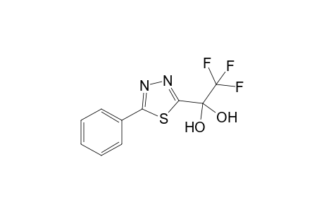 2,2,2-Trifluoro-1-(5-phenyl-1,3,4-thiadiazol-2-yl)ethanediol