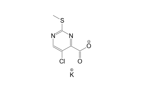 potassium 5-chloro-2-(methylthio)pyrimidine-4-carboxylate