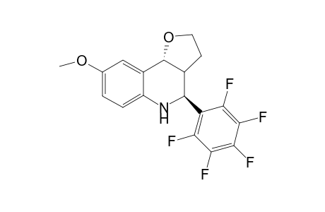 (4S,9bR)-8-Methoxy-4-pentafluorophenyl-2,3,3a,4,5,9b-hexahydro-furo[3,2-c]quinoline