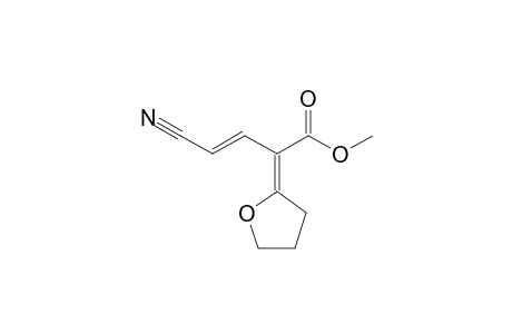 (E,2E)-4-cyano-2-(2-oxolanylidene)-3-butenoic acid methyl ester