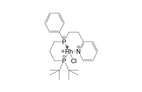 Rhodium, chloro-[1,1-di-t-butylphosphino-3-[phenyl-[2-(2-pyridyl)ethyl]phosphino]propane]