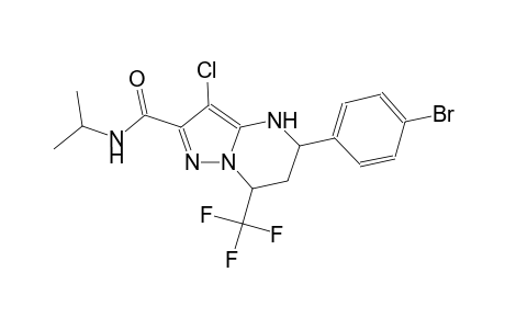 5-(4-bromophenyl)-3-chloro-N-isopropyl-7-(trifluoromethyl)-4,5,6,7-tetrahydropyrazolo[1,5-a]pyrimidine-2-carboxamide
