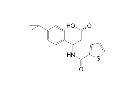 3-(4-tert-butylphenyl)-3-(2-thenoylamino)propionic acid