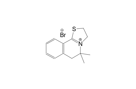 2H,3H,5H,6H-thiazolo[2,3-a]isoquinolinium, 5,5-dimethyl-, bromide