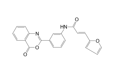 (2E)-3-(2-Furyl)-N-[3-(4-oxo-4H-3,1-benzoxazin-2-yl)phenyl]-2-propenamide
