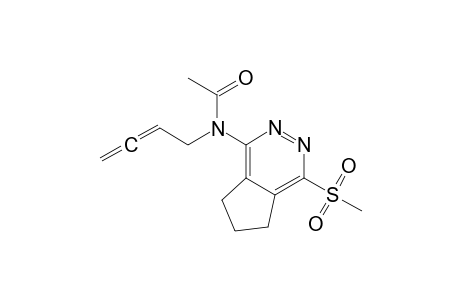 N-acetyl-6-[(2,3-butadienyl)amino]-4,5-cyclopenteno-3-(methylsulfonyl)-1,2-diazine