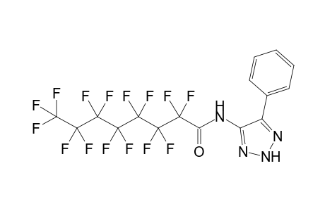 2,2,3,3,4,4,5,5,6,6,7,7,8,8,8-pentadecafluoro-N-(5-phenyl-2H-triazol-4-yl)caprylamide