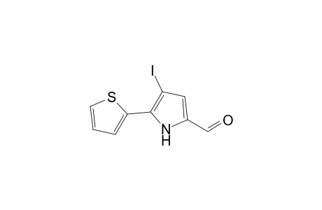 4-iodanyl-5-thiophen-2-yl-1H-pyrrole-2-carbaldehyde