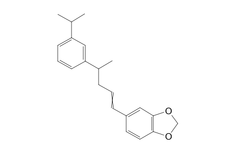 5-(4-(3-isopropylphenyl)pent-1-enyl)benzo[d][1,3]dioxole