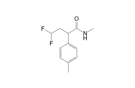 4,4-Difluoro-2-(4-methylphenyl)-N-methylbutanamide