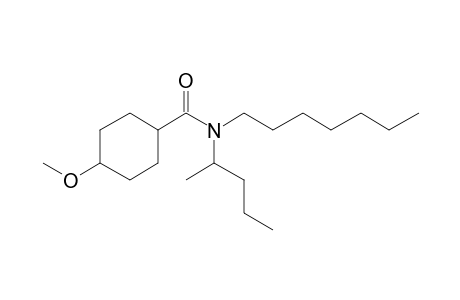 Cyclohexanecarboxamide, 4-methoxy-N-(2-pentyl)-N-heptyl-, cis