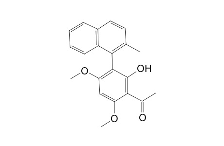 rac-1-(5'-Acetyl-2',4'-dimethoxy-6'-hydroxyphenyl)-2-methylnaphthalene