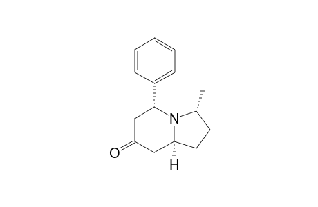 (3R*,5R*,8aS*)-3-methyl-5-phenyloctahydrolizin-7-one