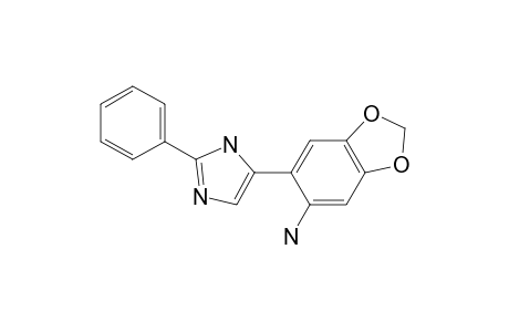 [6-(2-phenyl-3H-imidazol-4-yl)-1,3-benzodioxol-5-yl]amine