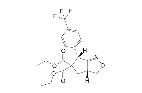 (3aR,6S)-6-[4-(trifluoromethyl)phenyl]-3,3a,4,6-tetrahydrocyclopenta[c]isoxazole-5,5-dicarboxylic acid diethyl ester