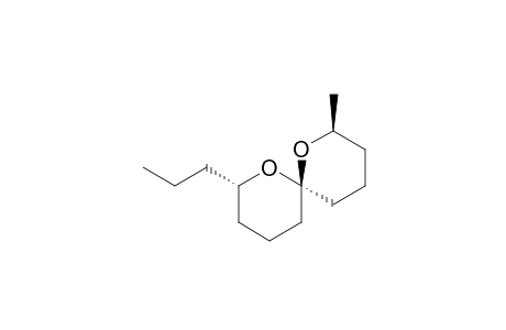 (2S,6R,8S)-2-Methyl-8-propyl-1.7-dioxaspiro[5.5]undecane