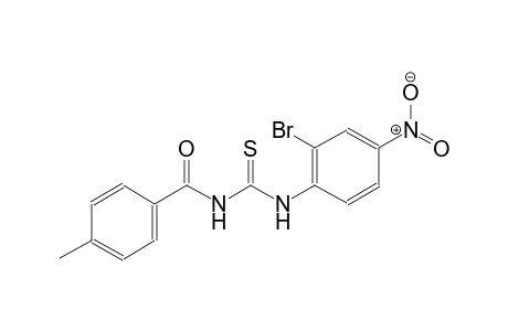 thiourea, N-(2-bromo-4-nitrophenyl)-N'-(4-methylbenzoyl)-