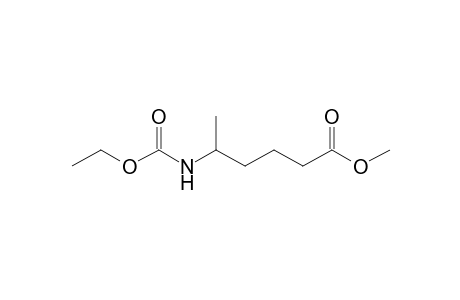Methyl 5-[N-(ethoxycarbonyl)amino]hexanoate