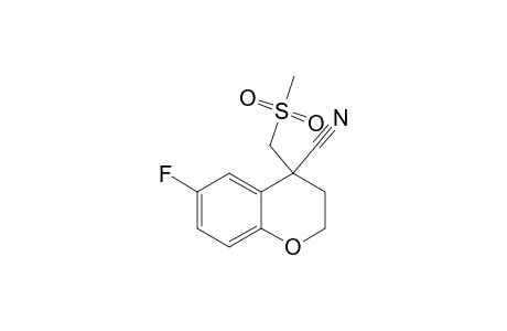 2H-1-Benzopyran-4-carbonitrile, 6-fluoro-3,4-dihydro-4-[(methylsulfonyl)methyl]-
