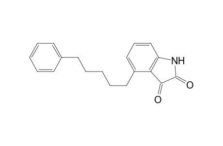 4-(5-phenylpentyl)-1H-indole-2,3-dione