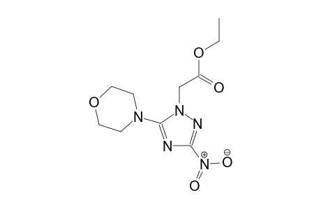 1H-1,2,4-triazole-1-acetic acid, 5-(4-morpholinyl)-3-nitro-, ethyl ester