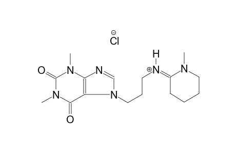 1H-purine-7-propanaminium, 2,3,6,7-tetrahydro-1,3-dimethyl-N-[(2E)-1-methylpiperidinylidene]-2,6-dioxo-, chloride