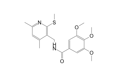 benzamide, N-[[4,6-dimethyl-2-(methylthio)-3-pyridinyl]methyl]-3,4,5-trimethoxy-