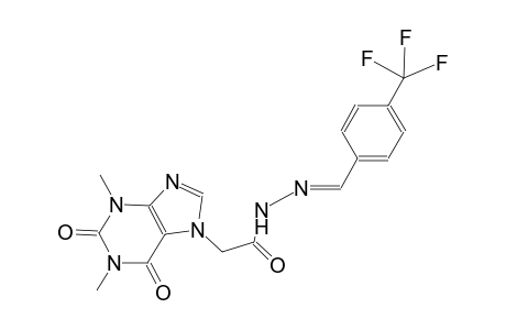 1H-purine-7-acetic acid, 2,3,6,7-tetrahydro-1,3-dimethyl-2,6-dioxo-, 2-[(E)-[4-(trifluoromethyl)phenyl]methylidene]hydrazide