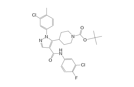 1-piperidinecarboxylic acid, 4-[4-[[(3-chloro-4-fluorophenyl)amino]carbonyl]-1-(3-chloro-4-methylphenyl)-1H-pyrazol-5-yl]-, 1,1-