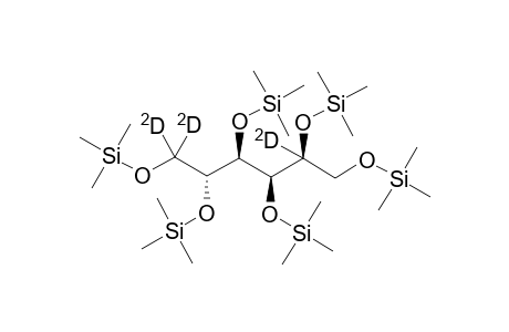 Hexakistrimethylsilyl glucitol-1,1-D2-5-D1 ether
