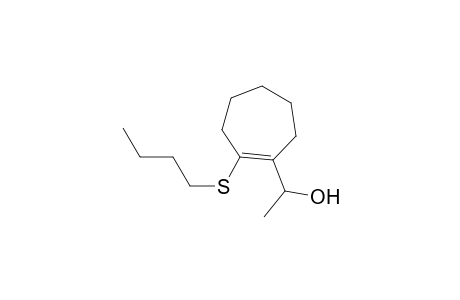 1-Cycloheptene-1-methanol, 2-(butylthio)-.alpha.-methyl-